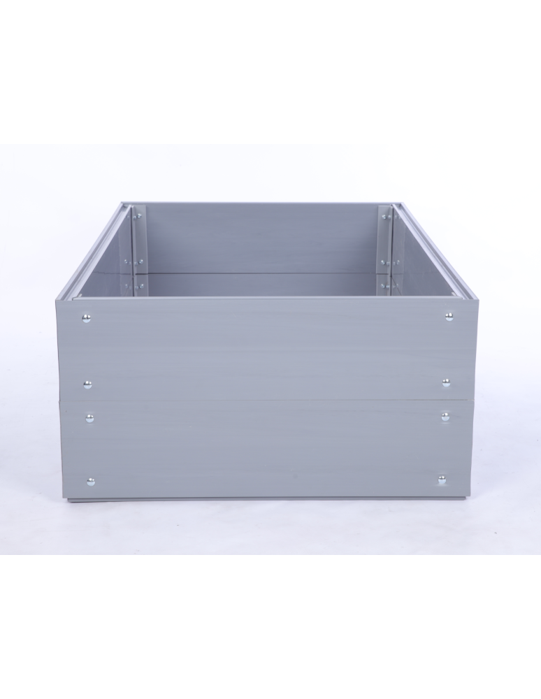 Warzywnik z tworzywa sztucznego - Grządka podwyższona z tworzywa warzywnik 40x120x80 warzywniak PCV - product b2b.wamar.biz 4