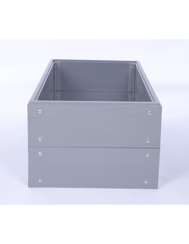 Warzywnik z tworzywa sztucznego - Skrzynia na warzywa plastikowa grządka warzywnik 40x110x45 warzywniak PCV - product b2b.wamar.biz 4