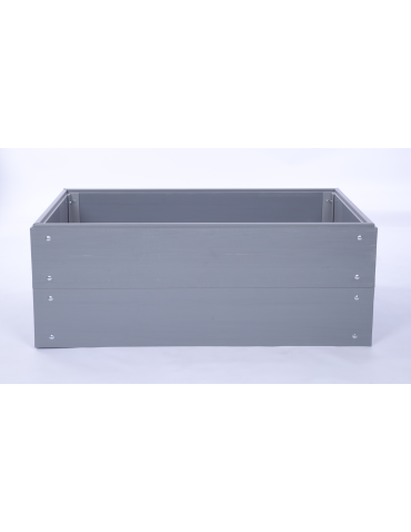 Warzywnik z tworzywa sztucznego - Skrzynia na warzywa plastikowa grządka warzywnik 40x110x60 warzywniak PCV - product 3