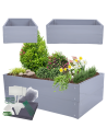Skrzynia na warzywa z tworzywa grządka warzywnik 40x110x80 warzywniak PCV
