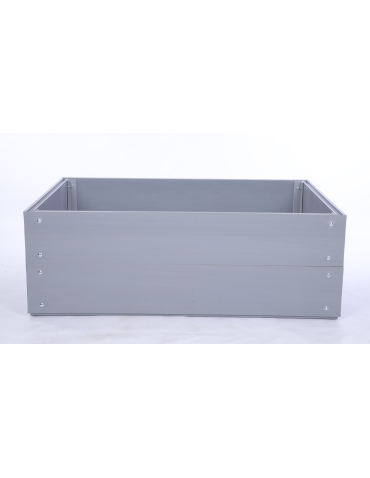 Warzywnik z tworzywa sztucznego - Skrzynia na warzywa z tworzywa grządka warzywnik 40x110x80 warzywniak PCV - product 3
