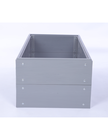 Warzywnik z tworzywa sztucznego - Warzywnik skrzynia na warzywa grządka plastik 40x100x45 warzywniak PCV - product 4