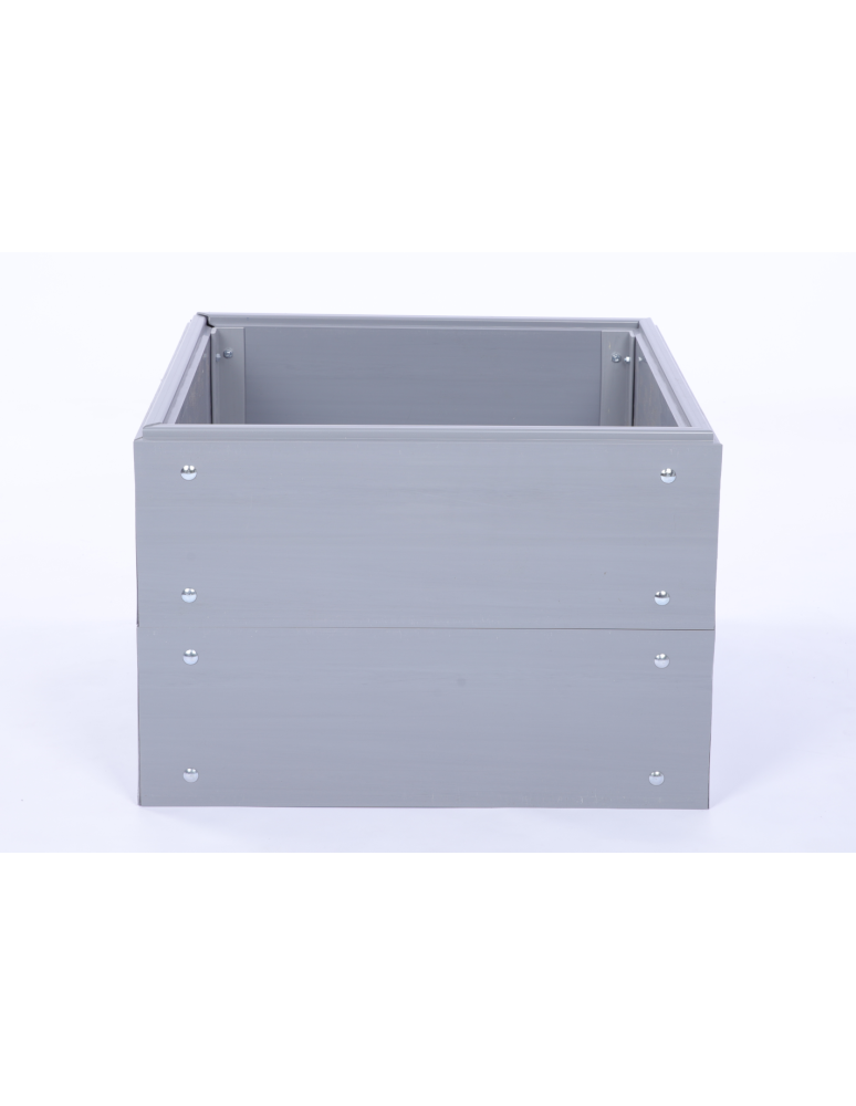 Warzywnik z tworzywa sztucznego - Skrzynia na warzywa plastikowa grządka warzywnik 40x80x45 warzywniak PCV - product b2b.wamar.biz 4