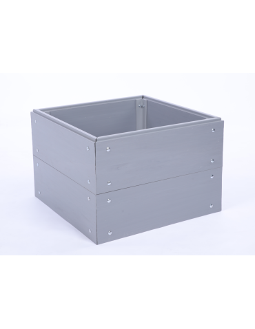 Warzywnik z tworzywa sztucznego - Skrzynia na warzywa plastikowa grządka warzywnik 40x60x60 warzywniak PCV - product 3