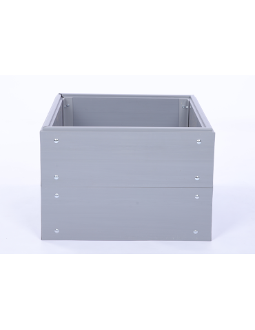 Warzywnik z tworzywa sztucznego - Skrzynia na warzywa plastikowa grządka warzywnik 40x45x45 warzywniak PCV - produkt 4