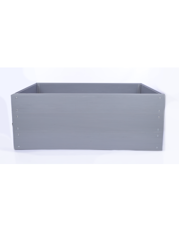 Warzywnik z tworzywa sztucznego - Skrzynia na warzywa plastikowa grządka warzywnik 60x180x100 warzywniak PCV - product 3