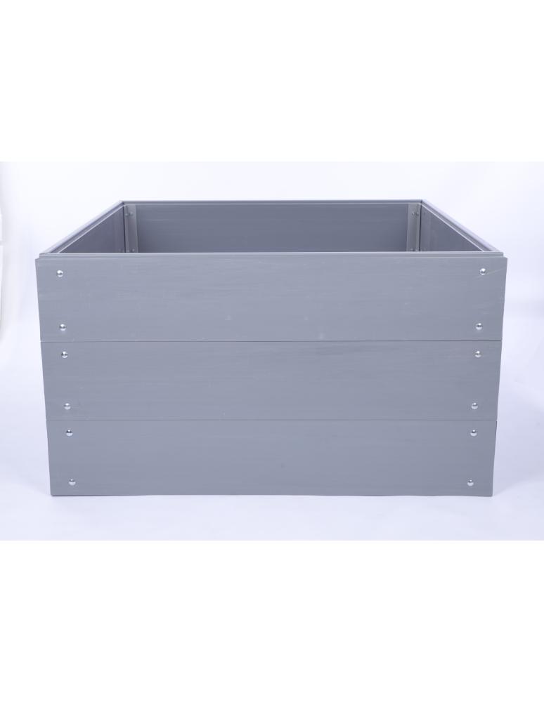 Warzywnik z tworzywa sztucznego - Grządka podwyższona z tworzywa warzywnik 60x120x110 warzywniak PCV - product b2b.wamar.biz 4