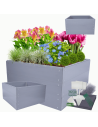 Skrzynia na warzywa skrzynie grządka warzywnik 60x120x120 warzywniak PCV