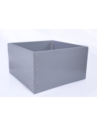 Warzywnik z tworzywa sztucznego - Skrzynia na warzywa skrzynie grządka warzywnik 60x120x120 warzywniak PCV - product 3