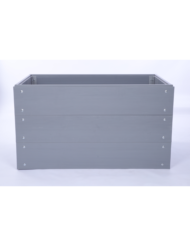 Warzywnik z tworzywa sztucznego - Skrzynia na warzywa plastikowa grządka warzywnik 60x110x60 warzywniak PCV - product b2b.wamar.biz 3