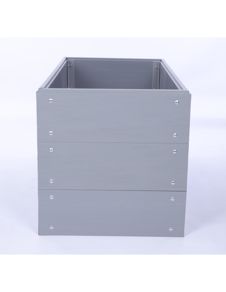 Warzywnik z tworzywa sztucznego - Skrzynia na warzywa plastikowa grządka warzywnik 60x110x60 warzywniak PCV - product b2b.wamar.biz 4