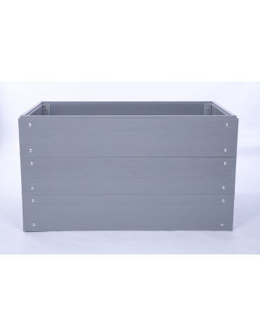 Warzywnik z tworzywa sztucznego - Skrzynia na warzywa plastikowa grządka warzywnik 60x100x60 warzywniak PCV - product 3