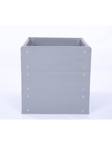 Warzywnik z tworzywa sztucznego - Skrzynia na warzywa plastikowa grządka warzywnik 60x80x45 warzywniak PCV - product 4