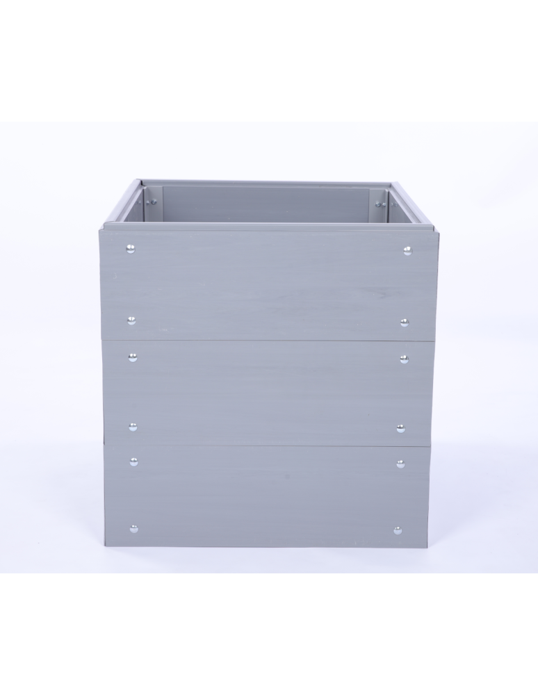 Warzywnik z tworzywa sztucznego - Grządka podwyższona z tworzywa warzywnik 60x60x45 warzywniak PCV - product b2b.wamar.biz 4