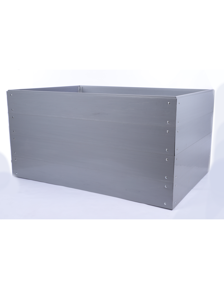 Warzywnik z tworzywa sztucznego - Skrzynia na warzywa plastikowa grządka WYSOKA DONICA 80x180x110 PCV - product b2b.wamar.biz 2