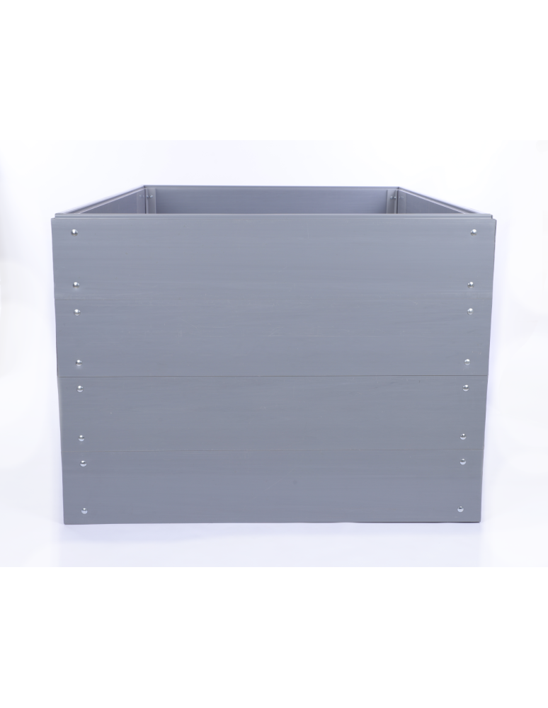 Warzywnik z tworzywa sztucznego - Grządka podwyższona z tworzywa WYSOKA DONICA 80x140x120 PCV - product b2b.wamar.biz 4