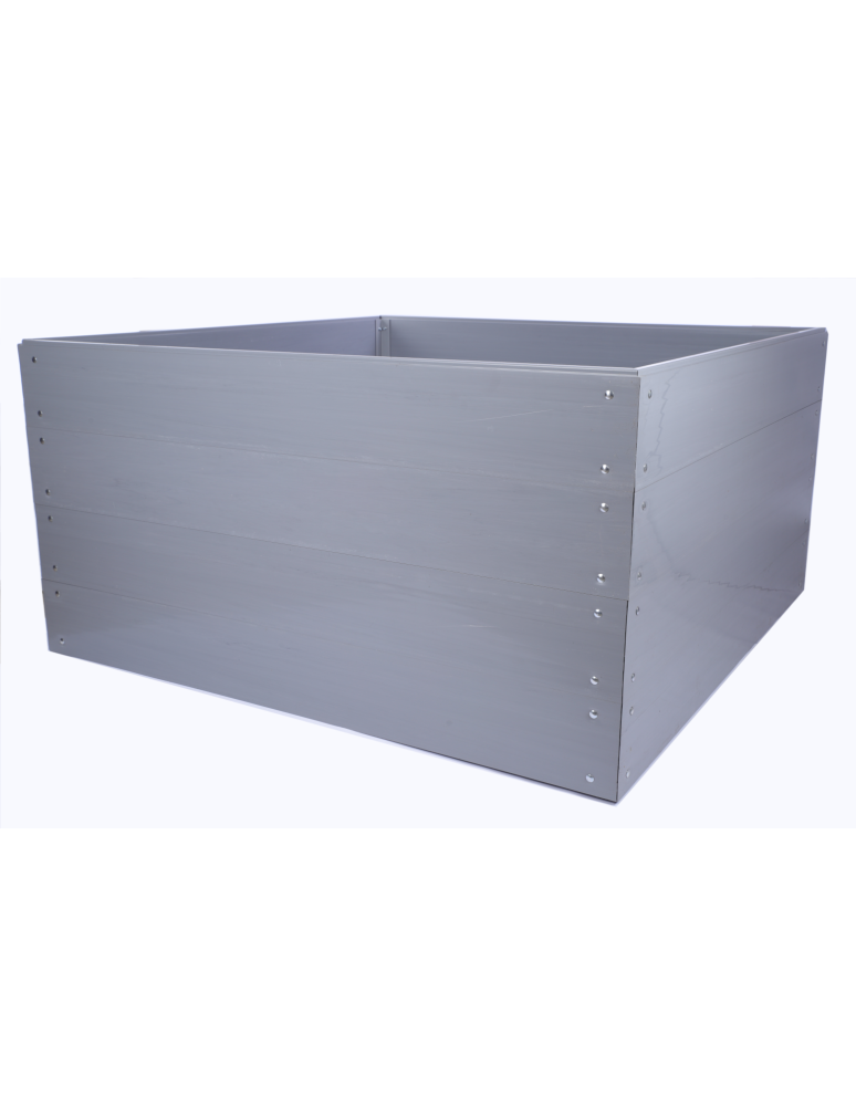 Warzywnik z tworzywa sztucznego - Skrzynia na warzywa plastikowa grządka WYSOKA DONICA 80x140x140 PCV - product b2b.wamar.biz 2