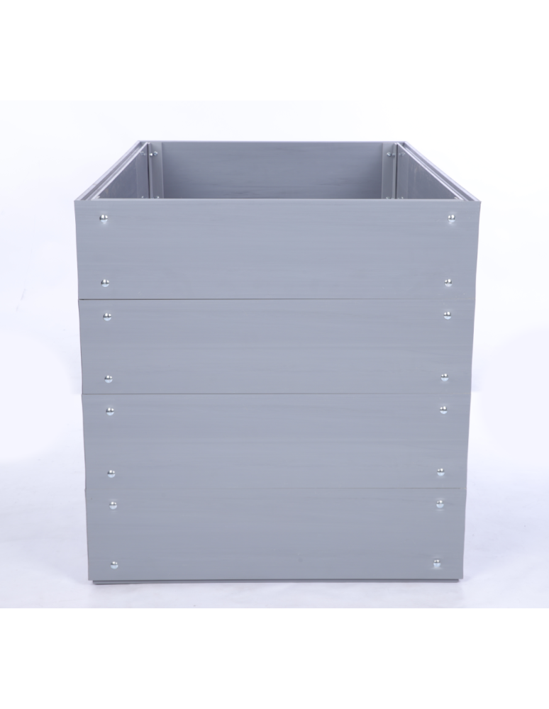 Warzywnik z tworzywa sztucznego - Skrzynia na warzywa plastikowa grządka WYSOKA DONICA 80x120x60 PCV - product b2b.wamar.biz 4