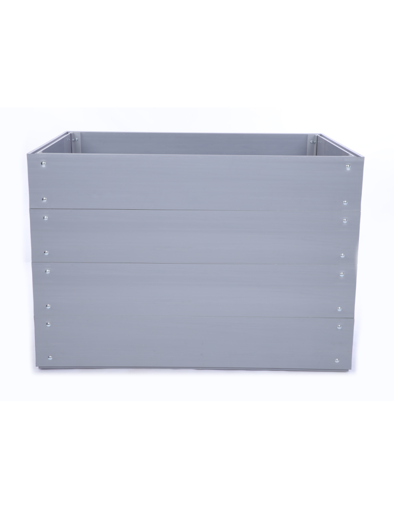 Warzywnik z tworzywa sztucznego - Skrzynia na warzywa plastikowa grządka WYSOKA DONICA 80x120x80 PCV - product b2b.wamar.biz 3