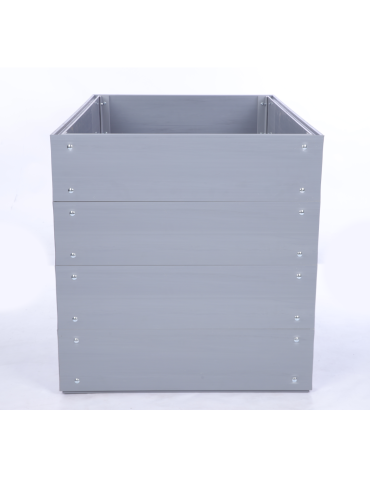 Warzywnik z tworzywa sztucznego - Skrzynia na warzywa plastikowa grządka WYSOKA DONICA 80x120x80 PCV - product 4