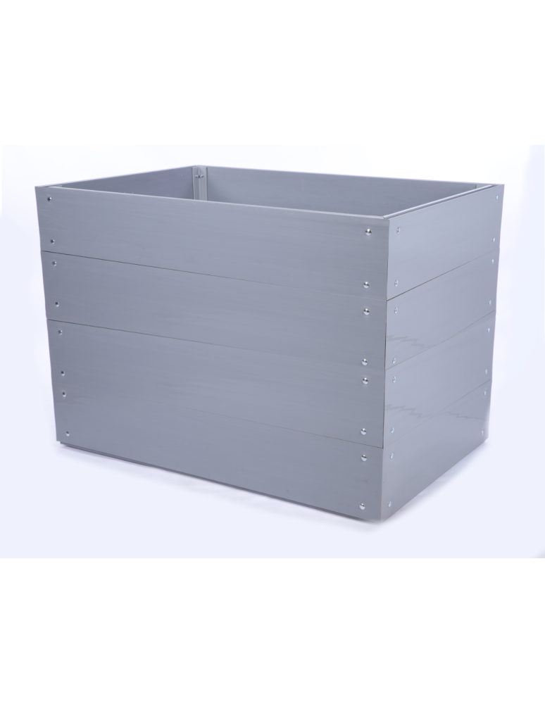 Warzywnik z tworzywa sztucznego - Skrzynia na warzywa plastikowa grządka WYSOKA DONICA 80x120x100 PCV - product b2b.wamar.biz 2