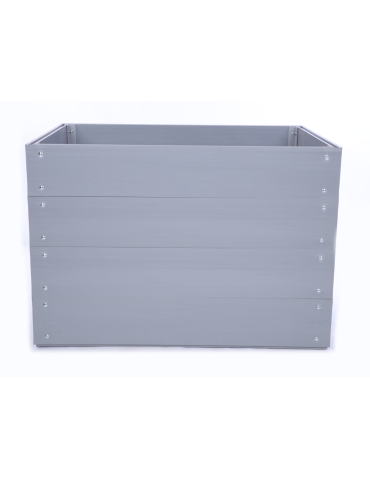 Warzywnik z tworzywa sztucznego - Skrzynia na warzywa plastikowa grządka WYSOKA DONICA 80x120x100 PCV - product 3