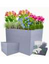 Skrzynia na warzywa plastikowa grządka WYSOKA DONICA 80x120x110 PCV