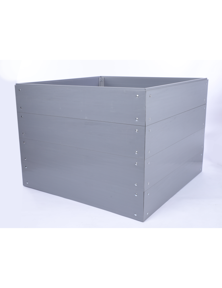 Warzywnik z tworzywa sztucznego - Skrzynia na warzywa plastikowa grządka WYSOKA DONICA 80x120x110 PCV - product b2b.wamar.biz 2