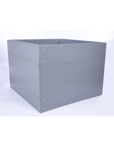 Warzywnik z tworzywa sztucznego - Skrzynia na warzywa plastikowa grządka WYSOKA DONICA 80x120x110 PCV - product 3