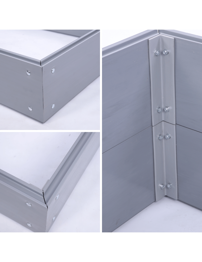 Warzywnik z tworzywa sztucznego - Skrzynia na warzywa plastikowa grządka WYSOKA DONICA 80x120x110 PCV - product b2b.wamar.biz 5