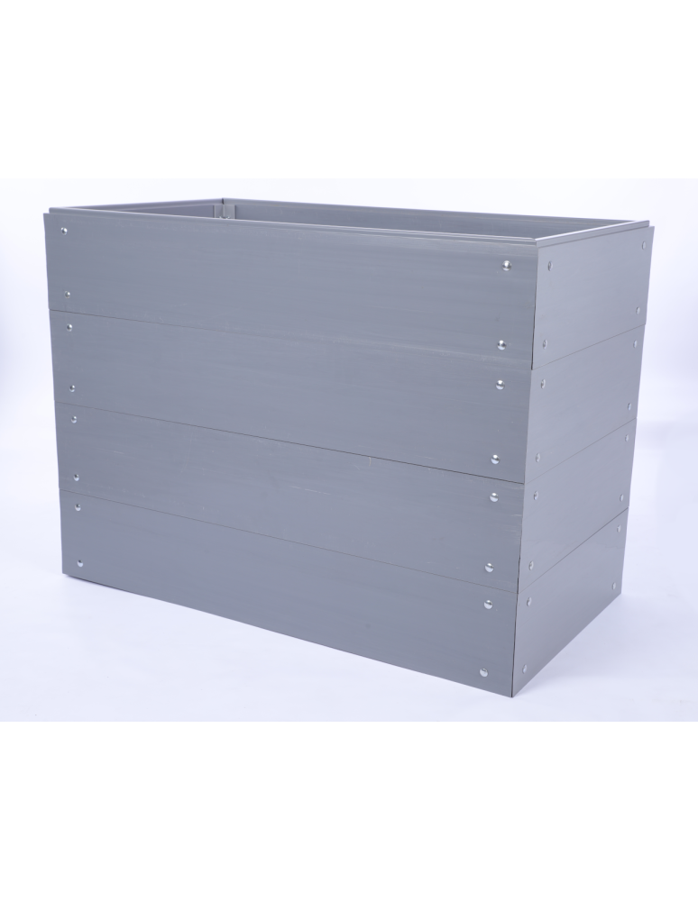 Warzywnik z tworzywa sztucznego - Grządka podwyższona z tworzywa WYSOKA DONICA 80x110x60 PCV - product b2b.wamar.biz 2