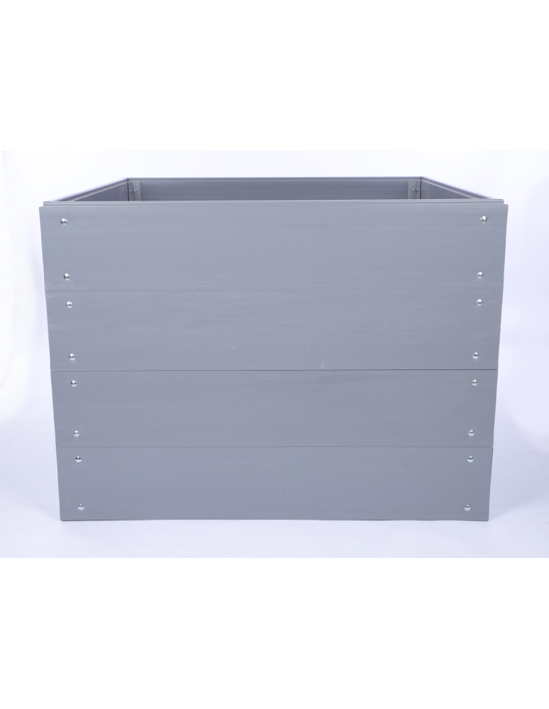 Warzywnik z tworzywa sztucznego - Skrzynia na warzywa plastikowa grządka WYSOKA DONICA 80x110x100 PCV - product b2b.wamar.biz 4