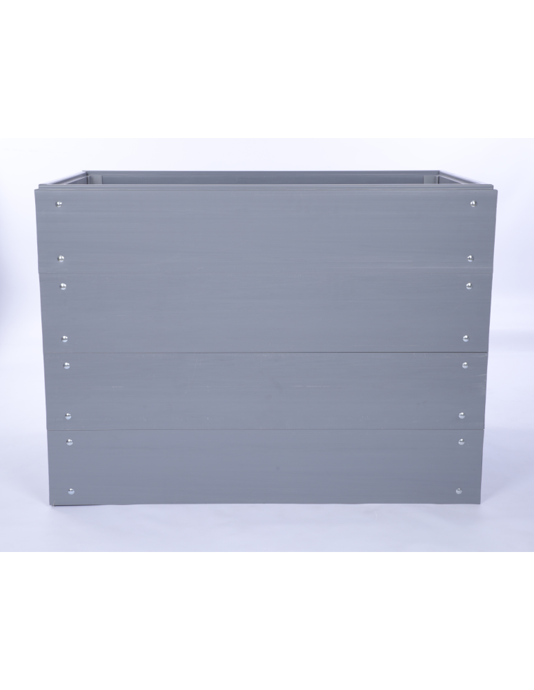 Warzywnik z tworzywa sztucznego - Skrzynia na warzywa plastikowa grządka WYSOKA DONICA 80x100x60 PCV - product b2b.wamar.biz 3