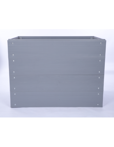 Warzywnik z tworzywa sztucznego - Skrzynia na warzywa plastikowa grządka WYSOKA DONICA 80x100x80 PCV - product 3