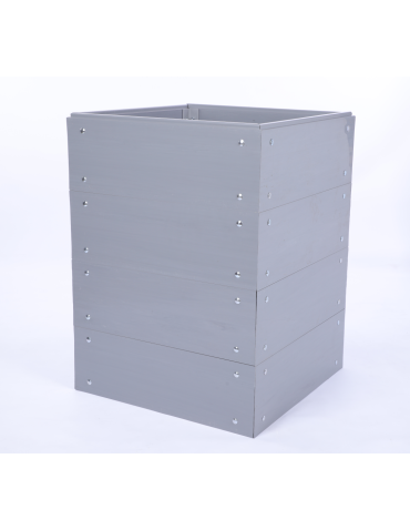 Grządka podwyższona z tworzywa WYSOKA DONICA 80x80x45 PCV - product 2