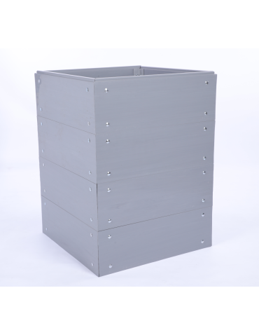 Warzywnik z tworzywa sztucznego - Grządka podwyższona z tworzywa WYSOKA DONICA 80x80x45 PCV - product 3