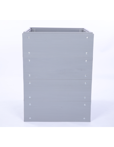 Warzywnik z tworzywa sztucznego - Grządka podwyższona z tworzywa WYSOKA DONICA 80x80x45 PCV - product 4