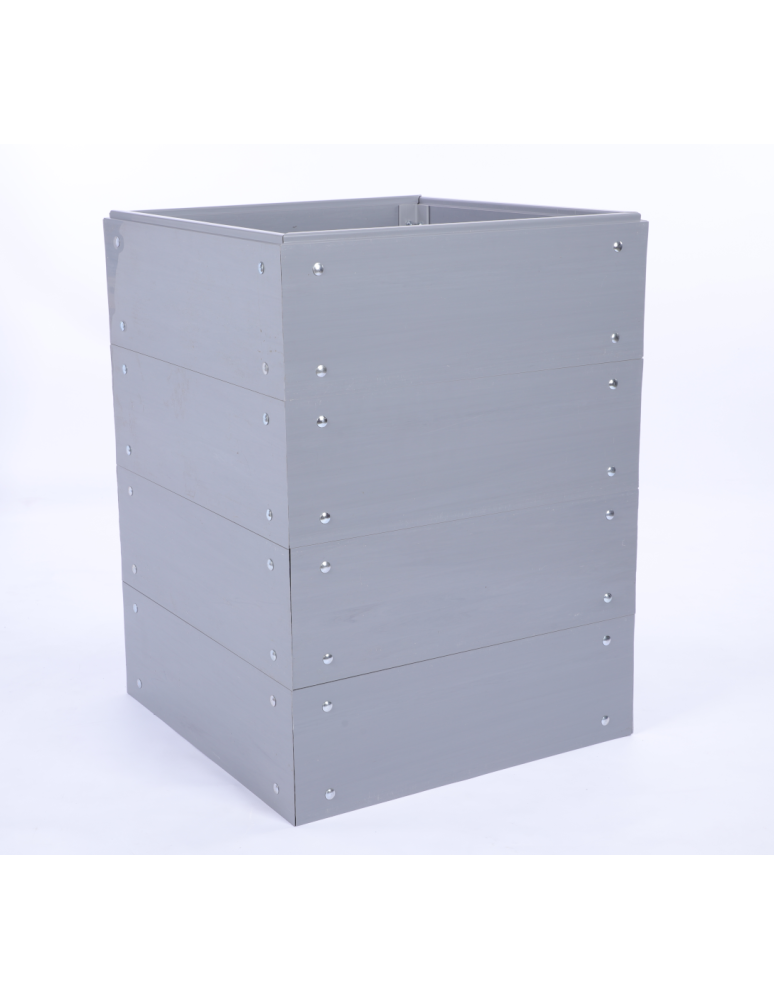 Warzywnik z tworzywa sztucznego - Grządka podwyższona z tworzywa WYSOKA DONICA 80x60x60 PCV - product b2b.wamar.biz 3