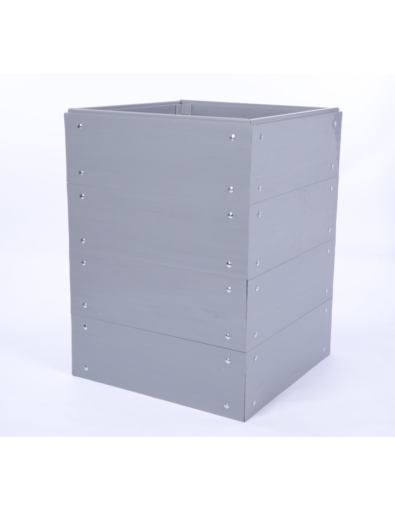 Warzywnik z tworzywa sztucznego - Skrzynia na warzywa plastikowa grządka WYSOKA DONICA 80x45x45 PCV - product b2b.wamar.biz 2