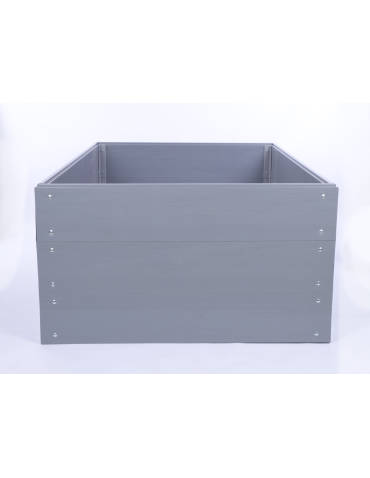 Warzywnik z tworzywa sztucznego - Skrzynia na warzywa skrzynie grządka warzywnik 60x140x120 warzywniak PCV - product 4