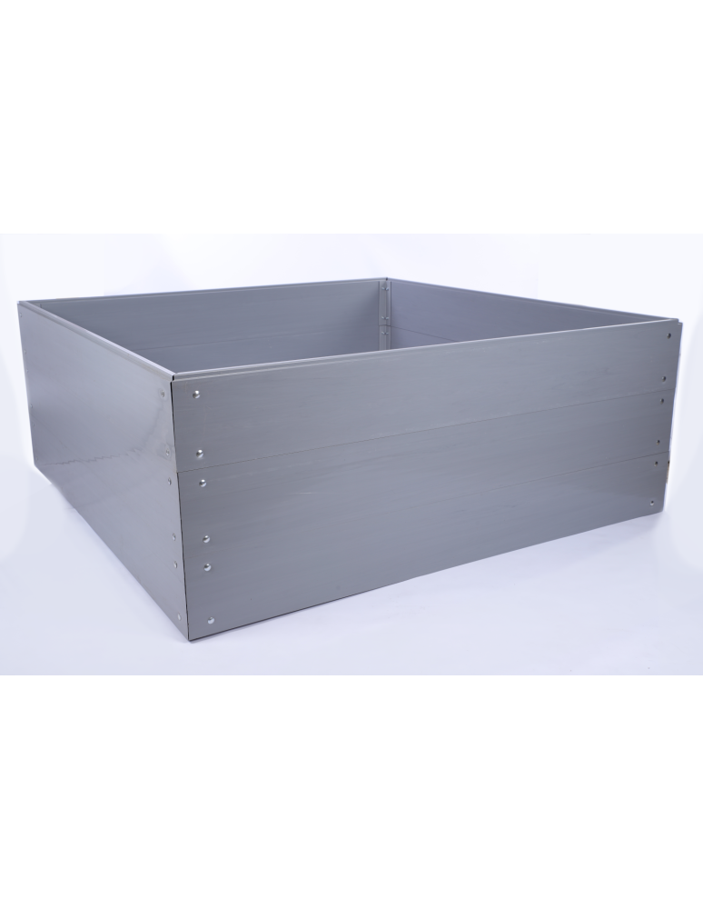Warzywnik z tworzywa sztucznego - Skrzynia na warzywa plastikowa grządka warzywnik 60x140x140 warzywniak PCV - product b2b.wamar.biz 3