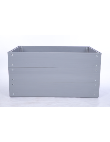 Warzywnik z tworzywa sztucznego - Skrzynia na warzywa skrzynie grządka warzywnik 60x120x60 warzywniak PCV - product 3
