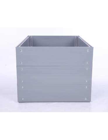 Warzywnik z tworzywa sztucznego - Skrzynia na warzywa skrzynie grządka warzywnik 60x120x60 warzywniak PCV - product 4