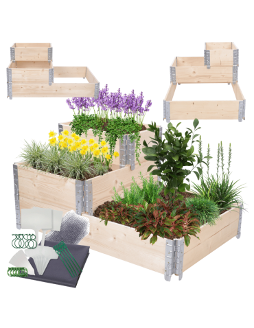 Skrzynia na warzywa DONICA GRZĄDKA skrzynie na warzywniak inspekt 60X120X80