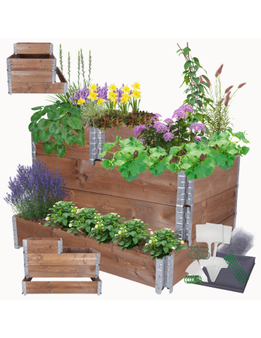 Skrzynia na warzywa DONICA GRZĄDKA skrzynie na warzywniak inspekt 60X120X100