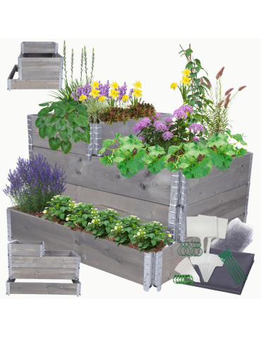 Skrzynia na warzywa DONICA GRZĄDKA skrzynie na warzywniak inspekt 60X120X100