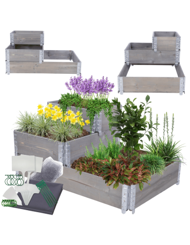 Skrzynia na warzywa DONICA GRZĄDKA skrzynie na warzywniak inspekt 60X120X80