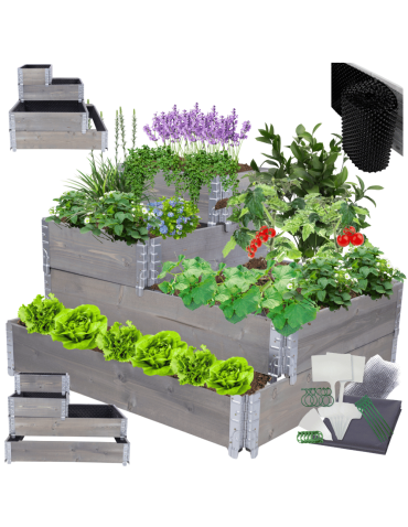 Skrzynia na warzywa FOLIA GRZĄDKA skrzynie na warzywnik inspekt 60X120X100