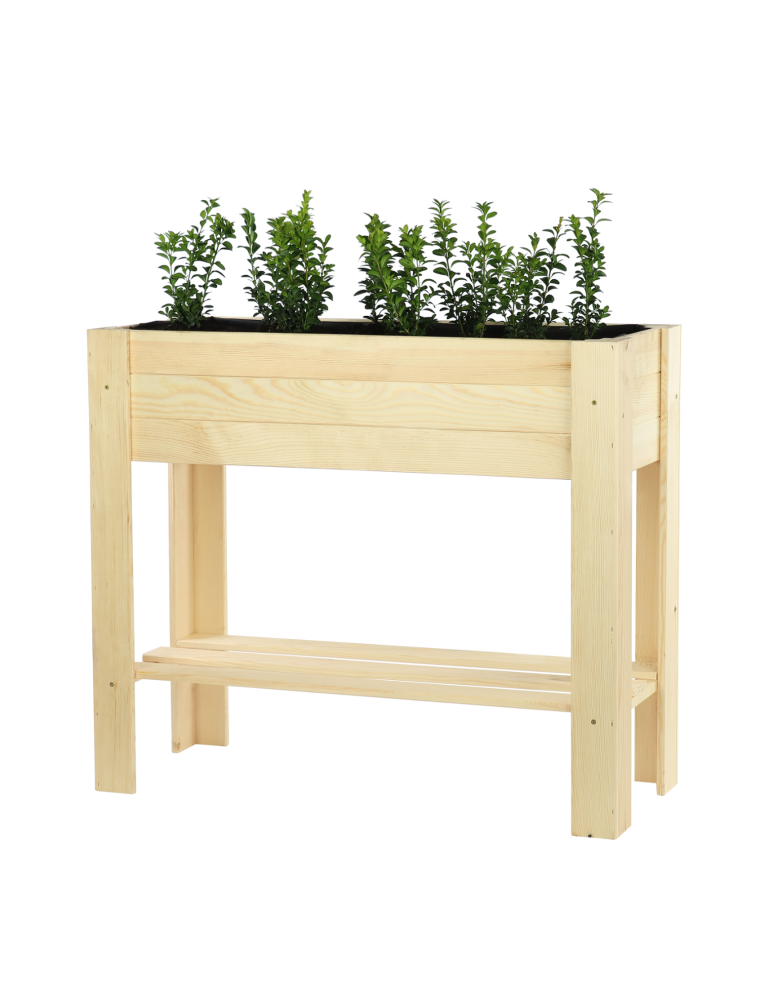 ZE1 - Ziołownik zielnik na nogach donica grządka warzywnik 80x34cm IMPREGNAT eko - product b2b.wamar.biz 2