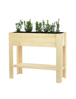 Ziołownik zielnik na nogach donica grządka warzywnik 80x34cm IMPREGNAT eko - product 2